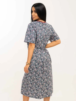 Халат женский, цвет Серо - зеленый