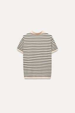 BASIC PLAIN KNIT POLO SHIRT - Zara фото 7