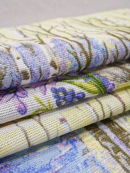 Рогожка Весна, ш.1.5м, хлопок-100%, 165гр/м.кв, раппорт 64см - Купава фото 9