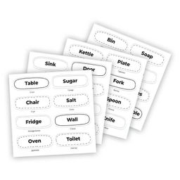 Набор стикеров, для изучения английского яз., для детей. Серия Английский дома! арт. 57339/ 10 КУХНЯ/ВАННАЯ - Феникс+ фото 2