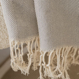 Плед хлопковый 140х200 серый - Уютности фото 5