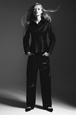Pantalon estampado de sarga - H&m фото 3