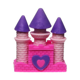 Цена за 36 шт. Ластик фигурный "Замок принцессы", МИКС
