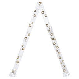 Бретели (пара) Gamma BR-1007 в пакете 10 мм 10 пар СК/Распродажа под золото