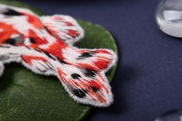 Набор для вышивания PANNA Живая картина JK-2248 Броши. Карпы кои 3.7 х 7.5 см