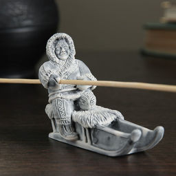 Фигурка «Хант на нартах,» 6.1 см