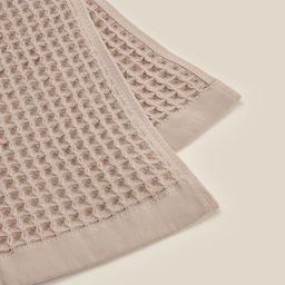 Полотенце вафельное SL HOME: Basic «Саббиа» 90×150 см, хлопок 100%, коричневое