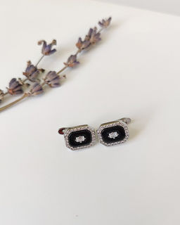 Серьги с керамикой