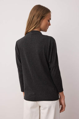 Murdum Yarasa Kol Relaxed/Rahat Kal?p Truvakar Kol Orme Bluz TWOAW26BZ00136 - Trendyolmilla фото 11