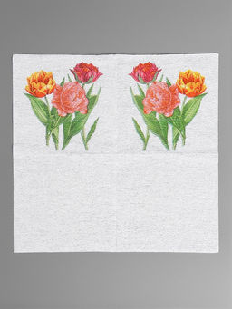 Цена за 4 шт. Салфетки бумажные «Тюльпаны», 24×24 см, 50 шт.