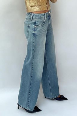 Z1975 WIDE-LEG MID-RISE JEANS - Zara фото 2