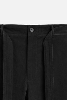 TEXTURED TROUSERS WITH BELT - Zara фото 8