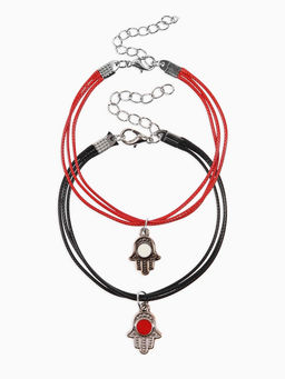 Цена за 2 шт. Браслеты-неразлучники "Рука Хамса"