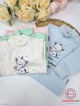 Водолазка с высоким отложным воротником- стойкой и манжетами, застежкой на плече, с начёсом - Bruno фото 3