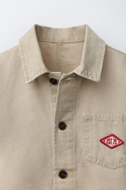 SOBRECAMISA CANVAS PARCHE / Arena - Zara фото 4