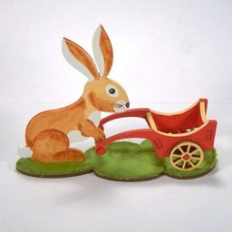 Пасхальный кролик с тележкой 310-2 - Idh фото 3