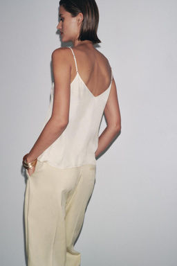 ZW COLLECTION LACE CAMISOLE TOP - Zara фото 3