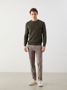 Bisiklet Yaka Erkek Triko Kazak