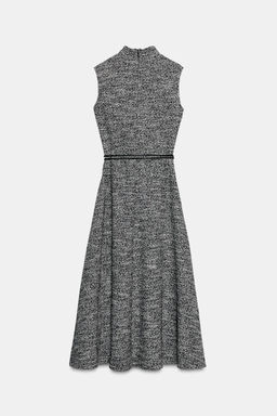TEXTURED BELTED DRESS - Zara фото 5