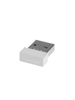 Комплект клавиатура и мышь Smartbuy 233616AG, беспроводной, USB, 1хAA/2хААА, серебр-белый