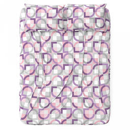 Простыня 1,5 спальная "Идиллия" белый 150х220см, поплин 115г/м2, хлопок 100%, упаковка "классическая" ПВХ 28х41см, "Домашняя мода" (Россия)