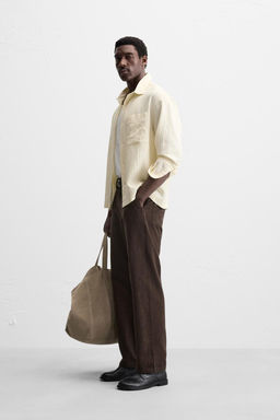 STRIPED TEXTURED SHIRT - Zara фото 4