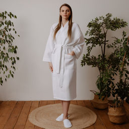 Вафельный халат Баффл - Pasionaria фото 2