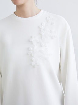 Bisiklet Yaka Kad?n Sweatshirt