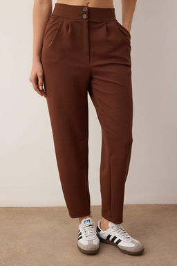 Siyah Havuc Kal?p Orme Pantolon TWOAW26PL00017 - Trendyolmilla фото 7