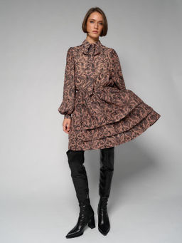 Платье женское 12411-35145 multicolor-beige - Eleganzza фото 3