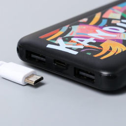 Набор маска для сна, наушники вакуумные и внешний аккумулятор 5000 mAh Кандинский, 20,5 х 16,5 см - Like me фото 11