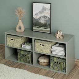 VAL MM-BC-4Smix Короба картонные, 25*33*18.5 см, набор 4 шт., 2 цвета, MONET MORNING, шт