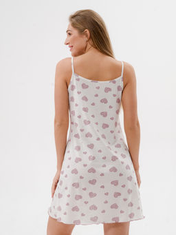 Ночная сорочка из кулирки Марго сердечко кофейное - Амадэль фото 5