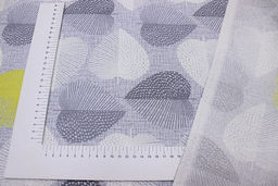 Рогожка Геометрические листочки, ш.1.5м, хлопок-100%, 160гр/м.кв - Купава фото 6