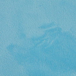 Ткань для рукоделия, плюш, голубой, лоскут 50 × 50 см