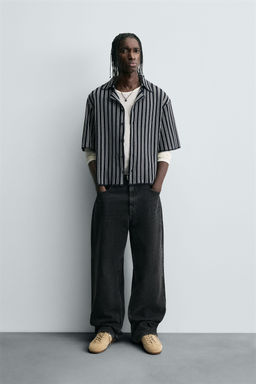 STRIPED JACQUARD SHIRT