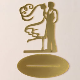 Топпер Свадьба, цвет золото - Страна карнавалия фото 3