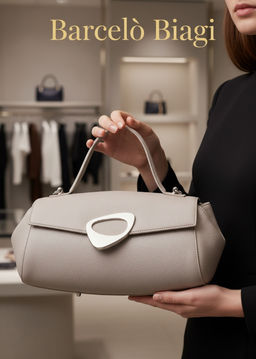 Y2640-1P beige, Женская кожаная сумка, Barcelo Biagi