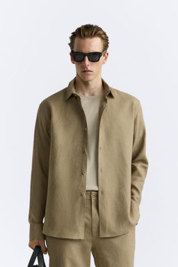 %100 KETEN GOMLEK - Zara фото 2