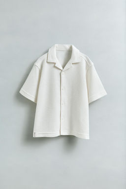 RUSTIC TOWELLING EFFECT BOWLING SHIRT - Zara фото 4