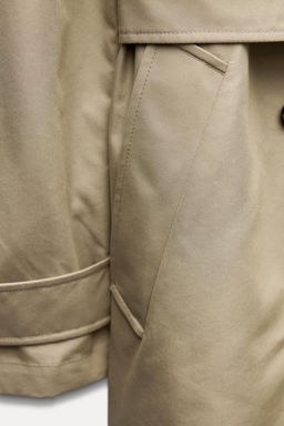 MIDI TRENCH COAT WITH BELT ZW COLLECTION - Zara фото 8