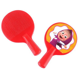 Набор игровой, ракетки 8?12 см и два мячика, Маша и медведь  фото 2