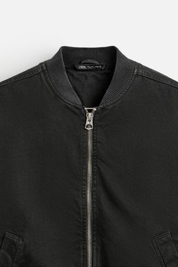 COTTON BOMBER JACKET - Zara фото 16