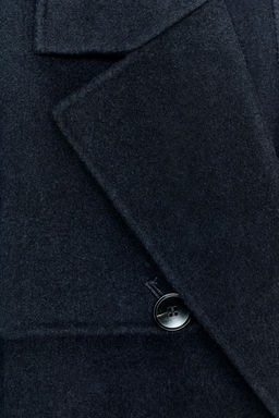WOOL COAT WITH BELT - Zara фото 8