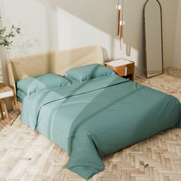 Постельное бельё Этель 2 сп Green paradise 175х215, 200х215, 50х70+3-2 шт, мако-сатин, 114г/м2  фото 11