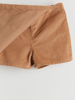 Beli Lastikli K?z ?ocuk ?ort Etek ve K?lotlu ?orap 2li