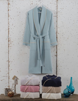 Халат вафельный EFOR размер XXL минтоловый коробка