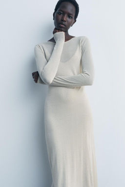 LONG SPARKLY KNIT DRESS - Zara фото 2