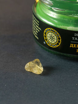 Эко - свеча магическая «Денежный поток» из натурального воска, 7×5 см