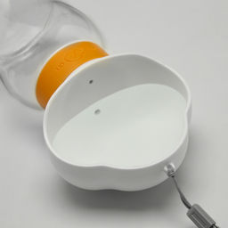 Поилка прогулочная 585 мл+контейнер для корма, жёлтая - Пижон фото 7